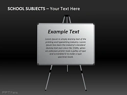 教学白板Powerpoint模板免费下载