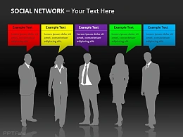 争夺话语权PPT模板下载