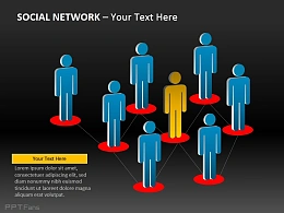 社交网络的中心PPT下载