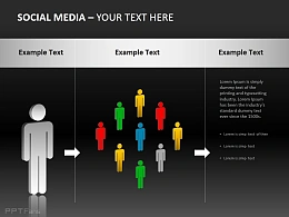 社交网络传播ppt素材下载