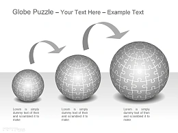 三部分介绍灰色地球拼图