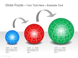 三部分介绍多彩地球拼图