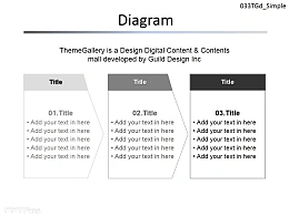 三部分便签说明PPT素材下载