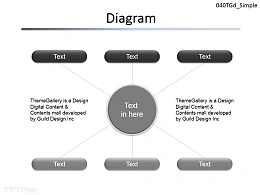 总分关系图示说明PPT素材下载