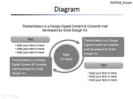 两部分循环图示PPT素材下载