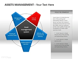 资产管理个性星星图PPT模板下载