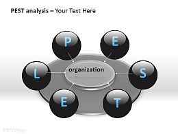 PESTEL分析之組織PPT模板下載