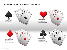 扑克牌PPT模板下载
