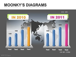 数据对比ppt素材下载
