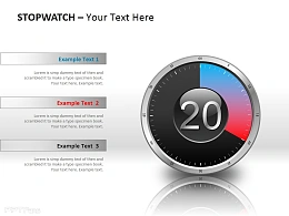 秒表PPT模板下载