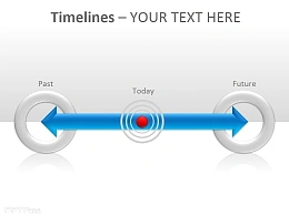 时间表之过去现在将来PPT模板下载