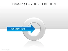 时间表之穿过PPT模板下载