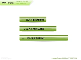 立体质感ppt目录