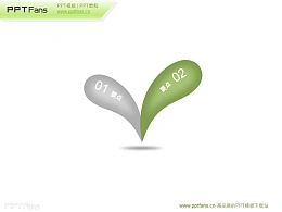 成长中的嫩芽PPT模板素材下载