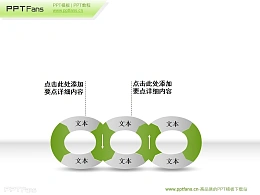 三个扣在一起的锁链ppt素材下载