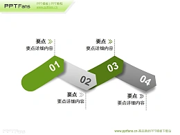 个性杠杆型PPT目录模板下载
