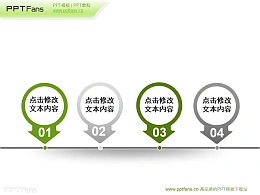 带地图坐标元素的PPT目录页模板下载