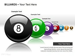 台球全彩图PPT素材下载