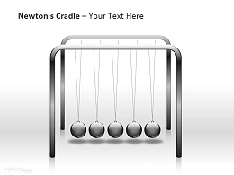 牛顿摆PPT模板下载