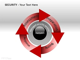 管理安全服务应用PPT模板下载