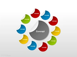 观念图之环形状PPT素材下载