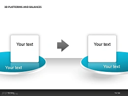 3D两平台PPT模板下载