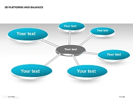 3D平台之总分结构PPT模板下载