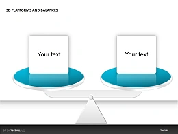 3D平台与平衡PPT模板下载