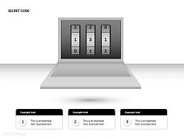 电脑密码PPT素材下载