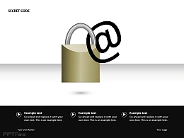 邮件密码PPT素材下载