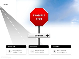 标志之八边图PPT模板下载