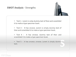 SWOT之优势分析PPT模板下载