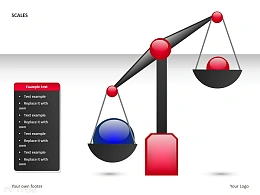 平衡秤之红蓝小球PPT素材下载