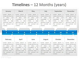时间表之12月PPT模板下载