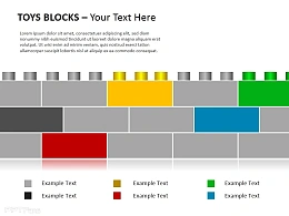 玩具块之彩色PPT素材下载