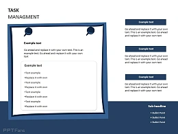任务管理便利贴PPT素材下载