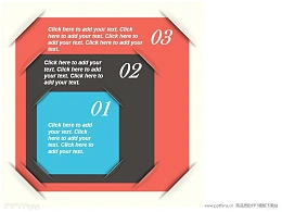 3部分包含与被包含关系PPT模板