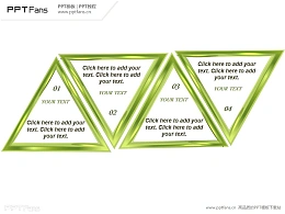 金属质感几何图形PPT模板下载