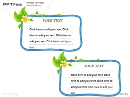 田园风文本框PPT模板下载