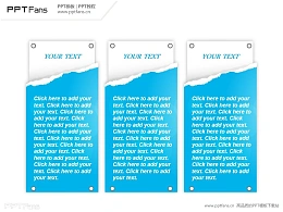 撕纸样式3部分并列关系PPT模板