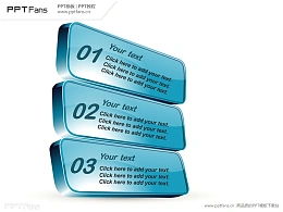 蓝色板砖PPT模板