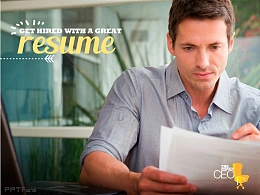 让你的简历脱颖而出的PPT