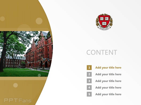 Harvard University powerpoint template download | 哈佛大学PPT模板下载_幻灯片预览图2