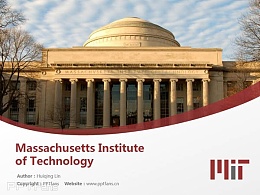 Massachusetts Institute of Technology powerpoint template download | 麻省理工学院PPT模板下载