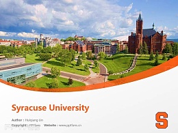 Syracuse University powerpoint template download | 雪城大学PPT模板下载