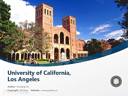 University of California, Los Angeles powerpoint template download | 加州大学洛杉矶分校PPT模板下载
