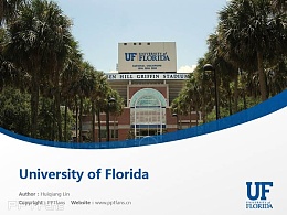 University of Florida powerpoint template download | 佛罗里达大学PPT模板下载