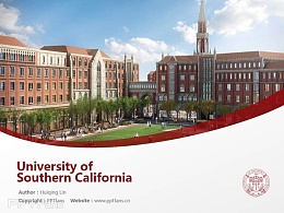 University of Southern California powerpoint template download | 南加州大学PPT模板下载