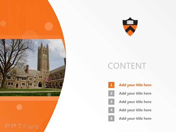 Princeton University powerpoint template download | 普林斯顿大学PPT模板下载_幻灯片预览图2
