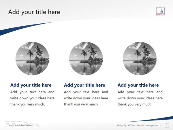 University of Dayton powerpoint template download | 代頓大學(xué)PPT模板下載_幻燈片預(yù)覽圖3